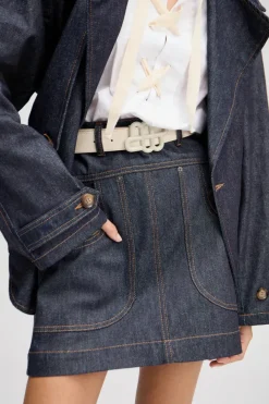 MUNTHE Matter Belt Creme