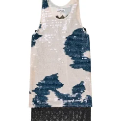 MUNTHE Tuffy Top Palliet Ivory