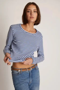MUNTHE Tuxilima Skjorte Stripe Light Blue