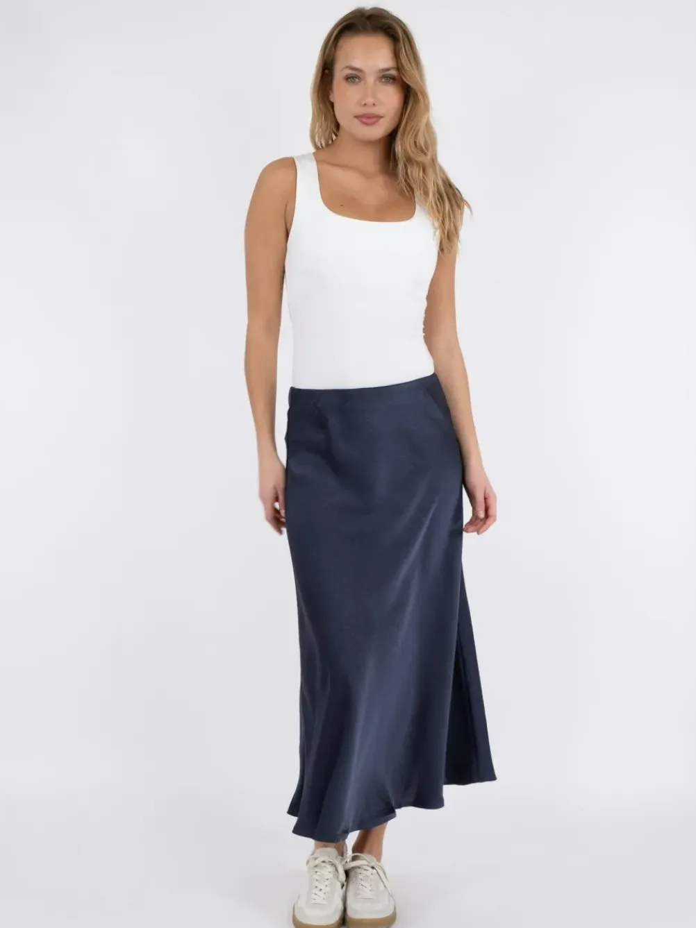 NEO NOIR Bovary Skirt Midnight Blue