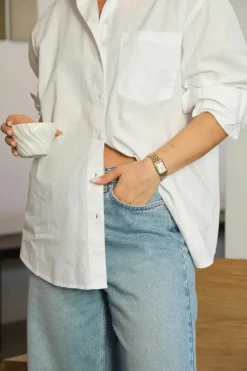 NEO NOIR Dalma C Poplin Shirt Hvid