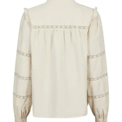 NEO NOIR Isala Corduroy Shirt Ivory