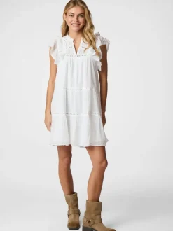 NEO NOIR Jayla Voile Top Ivory