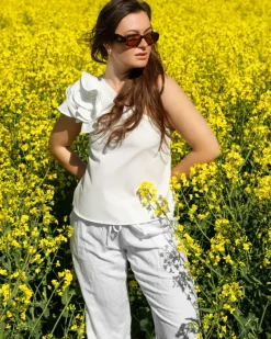 NEO NOIR Kelina Rose Top White