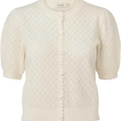 NEO NOIR Kilua Fluffy Wrap Knit Blouse