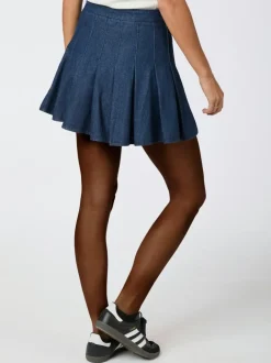 NEO NOIR Laurina Denim Skirt Dark Blue