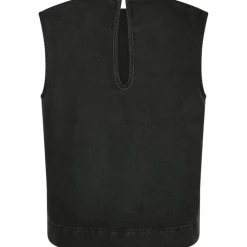 NEO NOIR Rissa Bedazzled Denim Top Black