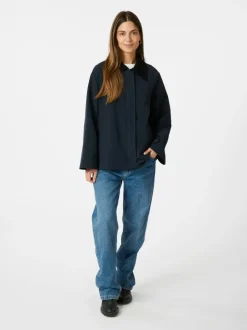 NEO NOIR Rivera Canvas Boxy Jacket Sand