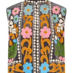 NEO NOIR Samara Melange Waistcoat Beige