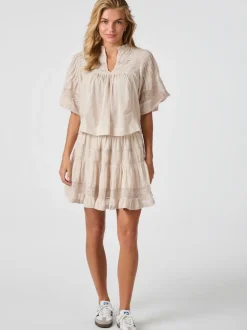 NEO NOIR Siama S Voile Blouse Ivory
