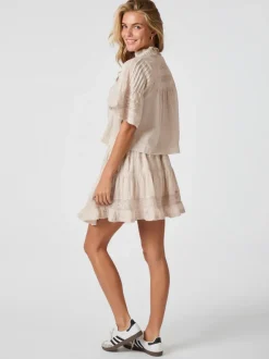 NEO NOIR Siama S Voile Blouse Ivory