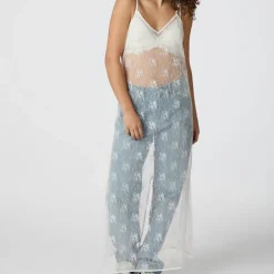 NEO NOIR Tarzana Lace Sequins Dress White