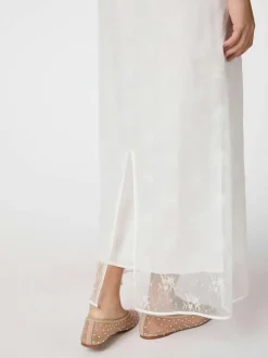 NEO NOIR Tarzana Lace Sequins Dress White