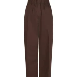 NEO NOIR Yana Poplin Pants Dark Brown