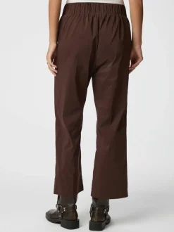 NEO NOIR Yana Poplin Pants Dark Brown