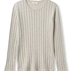 O'TAY Kristin Blouse Light Grey