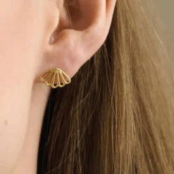PERNILLE CORYDON Bellis Earstick (guld/sølv)