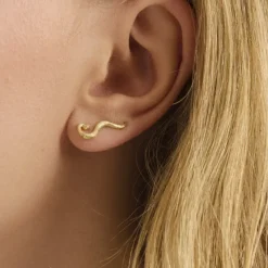 PERNILLE CORYDON Elva Ear Climbers (guld/sølv)