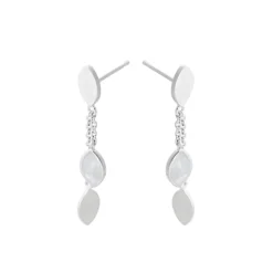 PERNILLE CORYDON Flake Earrings Length (guld/sølv)