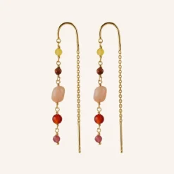 PERNILLE CORYDON Golden Fields Earring Length (guld/sølv)