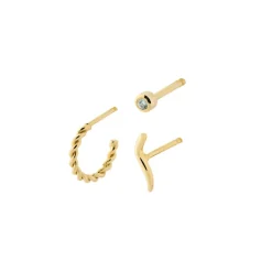 PERNILLE CORYDON Ocean Flow Earring Box (guld/sølv)