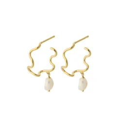 PERNILLE CORYDON Small Bay Earring (guld/sølv)