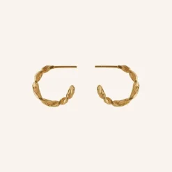 PERNILLE CORYDON Small Dancing Wave Hoops