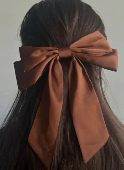 PICO COPENHAGEN Isabella Bow Barette Rose