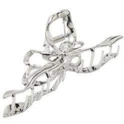 PICO COPENHAGEN Metallic Bow Claw (guld/sølv)