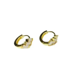 PICO COPENHAGEN Mirach Crystal Hoop White