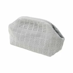PICO COPENHAGEN Rosalia Clutch Silver Glitter Lace