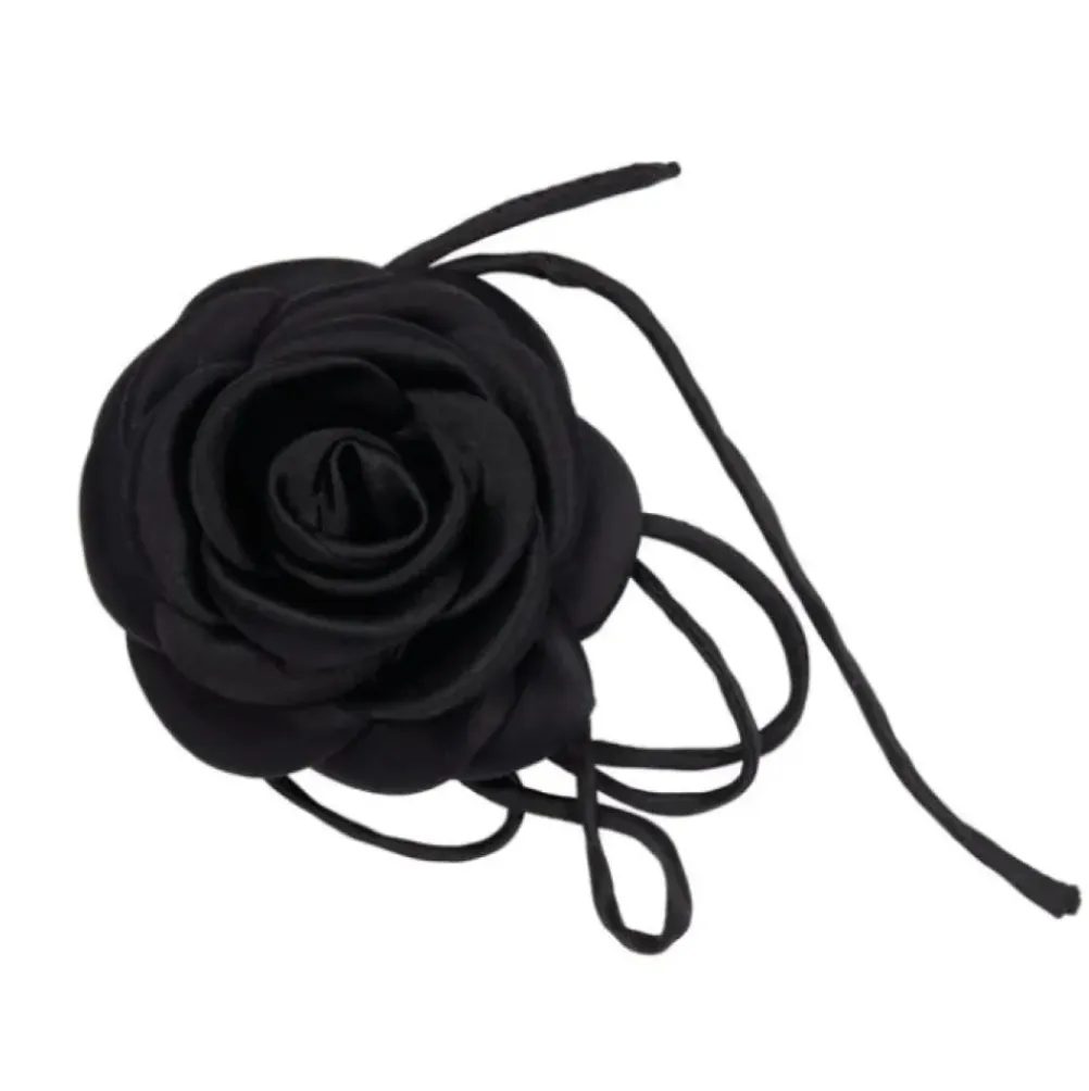 PICO COPENHAGEN Satin Rose String Black