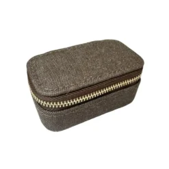 PICO COPENHAGEN Small Jewelry Box Chocolate Denim