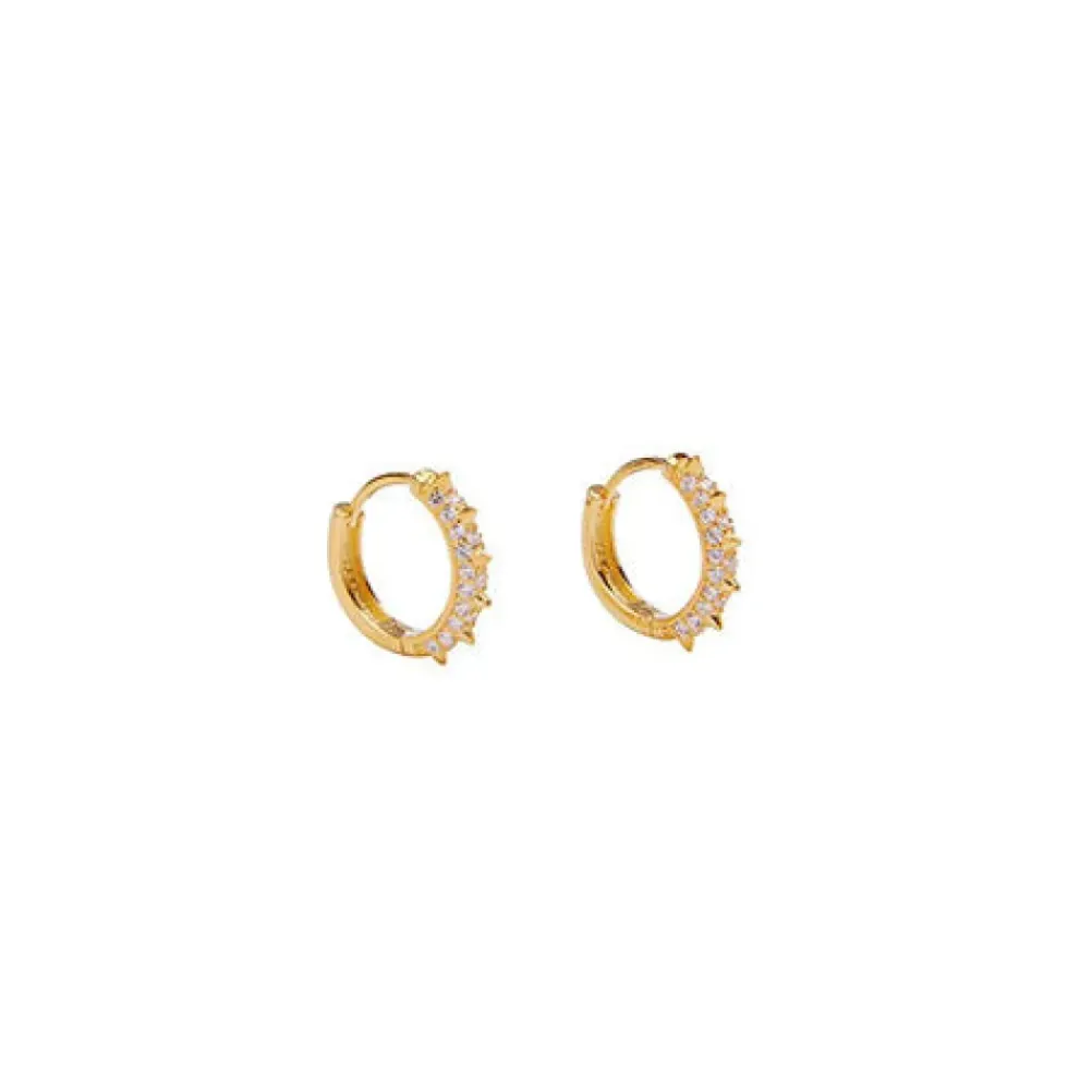 PICO COPENHAGEN Suede Hoops Klar