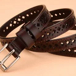 PLISSÉ COPENHAGEN Bella Belt Dark Brown