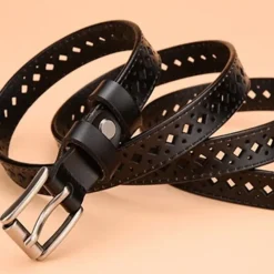 PLISSÉ COPENHAGEN Bella Belt Black