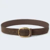 PLISSÉ COPENHAGEN Celma Belt Light Brown