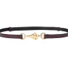 PLISSÉ COPENHAGEN Gina Belt Dark Brown