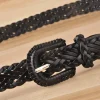 PLISSÉ COPENHAGEN Gyda Belt Sort