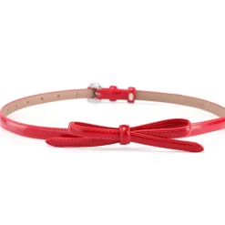 PLISSÉ COPENHAGEN Ladina Bow Belt Red