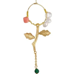 PLISSÉ COPENHAGEN Verona Hoop Earring Coral