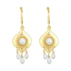 PLISSÉ COPENHAGEN Vivian Earrings Pearl/Gold