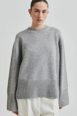 SECOND FEMALE Alpha Knit Cardigan Fallen Rock