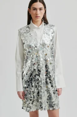 SECOND FEMALE Audra Dress Silver
