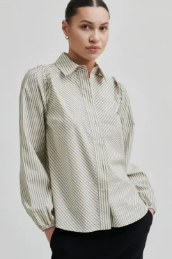 SECOND FEMALE Cities Shirt Silver Birch