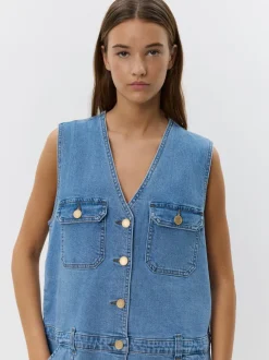 SOFIE SCHNOOR ALBERTINESW S252186 Dress Denim Blue