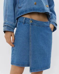 SOFIE SCHNOOR S251254 Nederdel Denim Blue