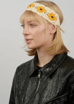 SUI AVA Bohemian Headband Yellow Sunflower