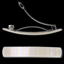 SUI AVA Classic Rainbow Hair Clip White