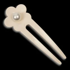 SUI AVA Eva Flower Pearly Clip Off White